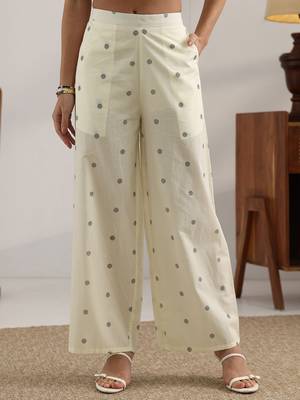 women geometric printed kurta with palazzo 7