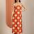 geometric printed round neck kurta with palazzos