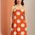 geometric printed round neck kurta with palazzos