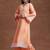 women ethnic motifs embroidered regular thread work kurta with palazzos & with dupatta