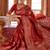 Red woven design zari art silk heavy work banarasi saree