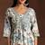 women floral printed empire kurta with trousers & with dupatta
