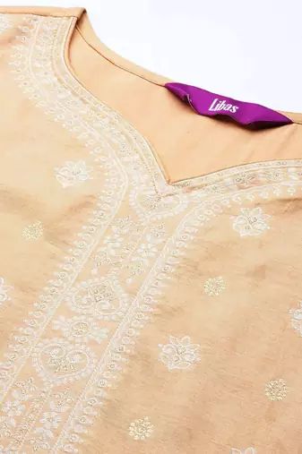 women regular kurta with trousers & with dupatta