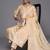 women regular kurta with trousers & with dupatta