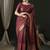 Magenta magenta ethnic woven design traditional wear saree