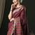 Magenta magenta ethnic woven design traditional wear saree