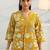 women floral printed regular kurta with trousers