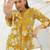 women floral printed regular kurta with trousers