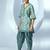 women floral printed regular gotta patti kurta with dhoti pants