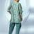 women floral printed regular gotta patti kurta with dhoti pants