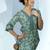 women floral printed regular gotta patti kurta with dhoti pants