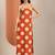 women printed regular kurta with trousers