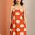 women printed regular kurta with trousers
