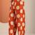 women printed regular kurta with trousers