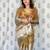Beige zari border tissue kasavu saree with blouse piece