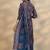 women floral printed regular kurta with trousers & with dupatta
