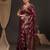 Purple woven design zari silk blend banarasi saree