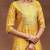 women ethnic motifs printed regular mirror work kurta with trousers & with dupatta