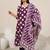 women floral printed regular kurta with trousers & with dupatta