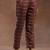 women ethnic motifs printed empire mirror work kurta with trousers & with dupatta