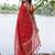 Red bandhani  georgette bandhani saree