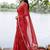 Red bandhani  georgette bandhani saree