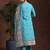 women ethnic motifs printed regular kurta with trousers & with dupatta