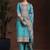 women ethnic motifs printed regular kurta with trousers & with dupatta
