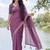 Purple leheriya  georgette leheriya saree