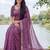 Purple leheriya  georgette leheriya saree