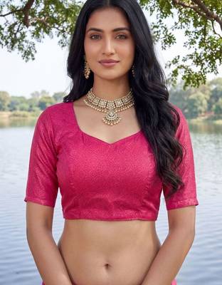Pink leheriya  georgette leheriya saree 4