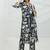 women floral printed regular kurta with trousers