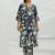 women floral printed regular kurta with trousers
