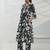 women floral printed regular kurta with trousers