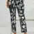 women floral printed regular kurta with trousers