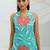 women floral printed regular kurta with trousers