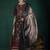 women ethnic motifs printed regular kurta with trousers & with dupatta