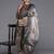 women ethnic motifs printed regular kurta with trousers & with dupatta