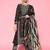 women ethnic motifs printed regular kurta with trousers & with dupatta