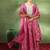women ethnic motifs printed regular thread work kurta with patiala & with dupatta
