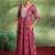 women ethnic motifs printed regular thread work kurta with patiala & with dupatta