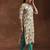 women floral printed regular kurta with trousers & with dupatta