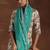 women floral printed regular kurta with trousers & with dupatta