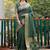 Green green ethnic motifs woven design banarasi saree