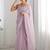 Lavender embellished sequinned saree