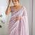 Lavender embellished sequinned saree
