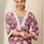 women floral printed regular kurta with trousers