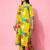 women floral printed regular kurta with trousers