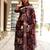 women floral printed regular kurta with palazzos & with dupatta