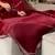 Maroon embellished embroidered organza saree